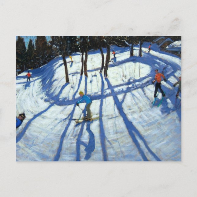Cartão Postal Winding Trail Morzine (Frente)