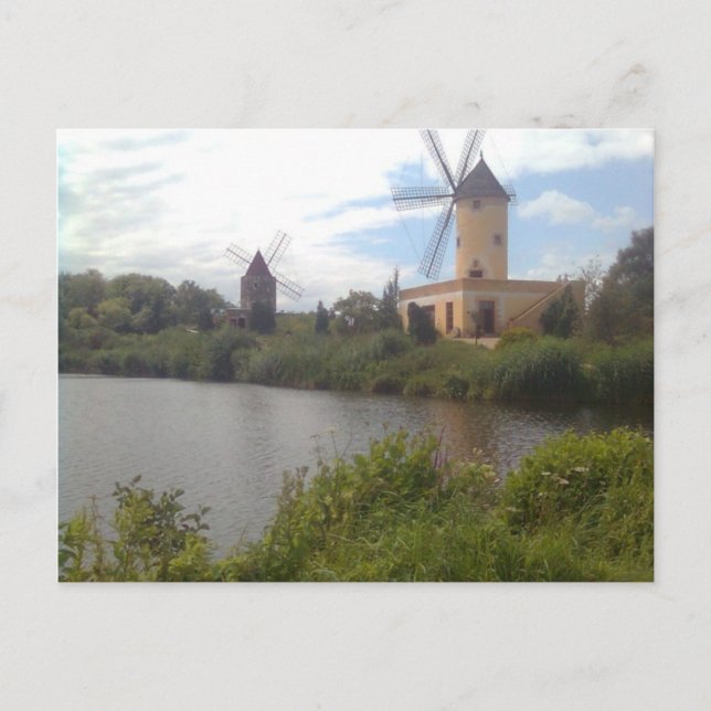 Cartão Postal Windmühlenmuseum Gifhorn (Frente)