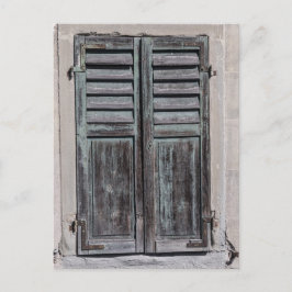 Cartão Postal Window shutter