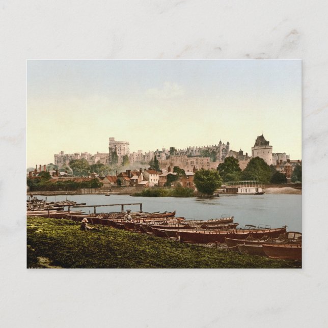 Cartão Postal Windsor Castle England (Frente)