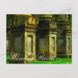 Cartão Postal Windsor Ruins, Mississippi