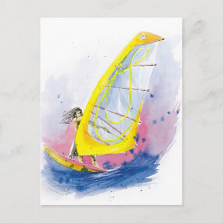 Cartão Postal Windsurfer