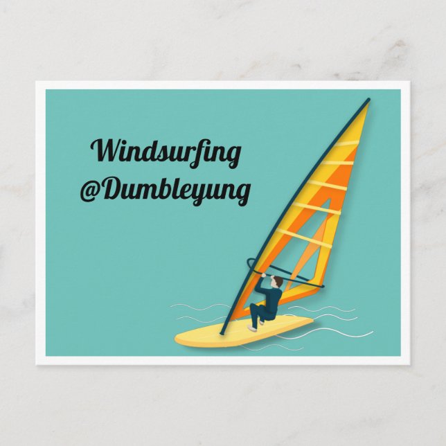 Cartão Postal Windsurfing (Frente)