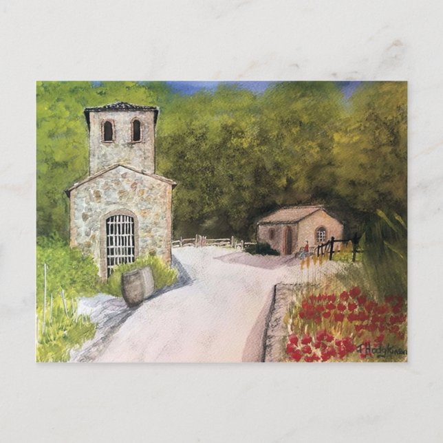 CARTÃO POSTAL WINERY CALIFORNIA POST CARD (Frente)