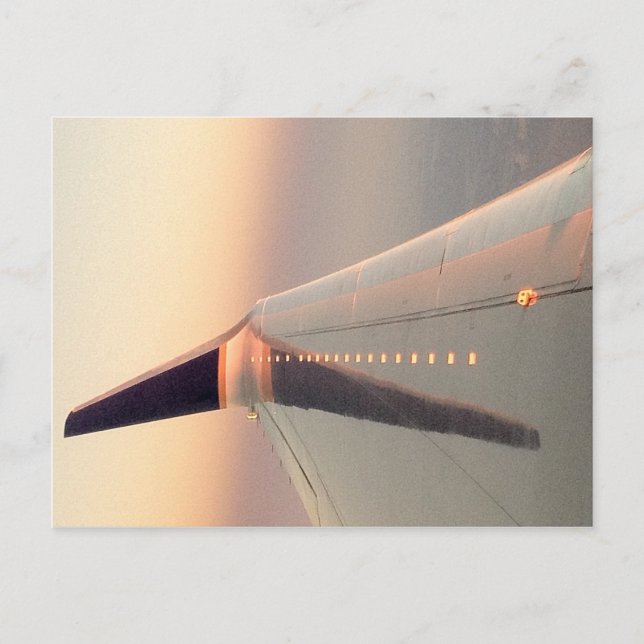 Cartão Postal Wing Sunset 2 (Frente)