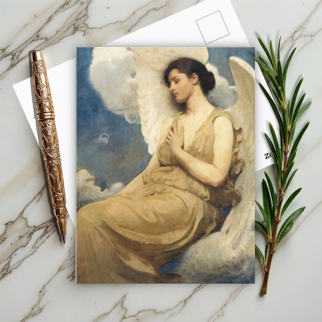 Cartão Postal Winged Figure por Abbott Handerson Thayer Angel Ar (Criador carregado)