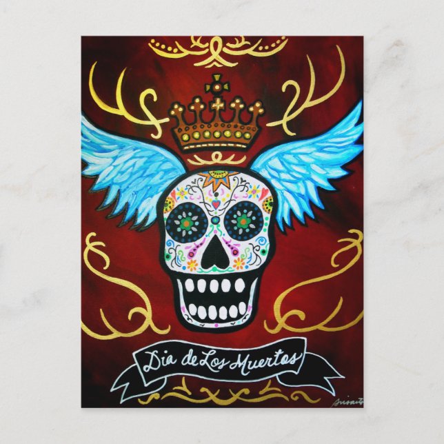 CARTÃO POSTAL WINGED MUERTOS (Frente)