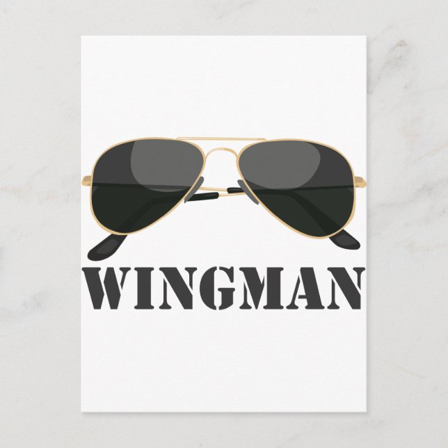 Cartão Postal Wingman (Frente)