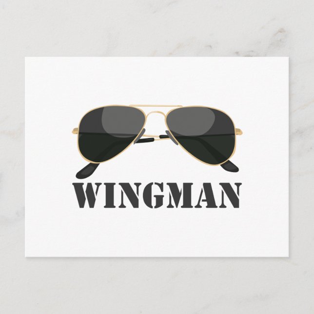Cartão Postal Wingman (Frente)