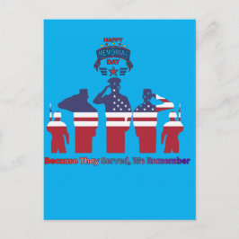 Cartão Postal Wings of remembrance azure