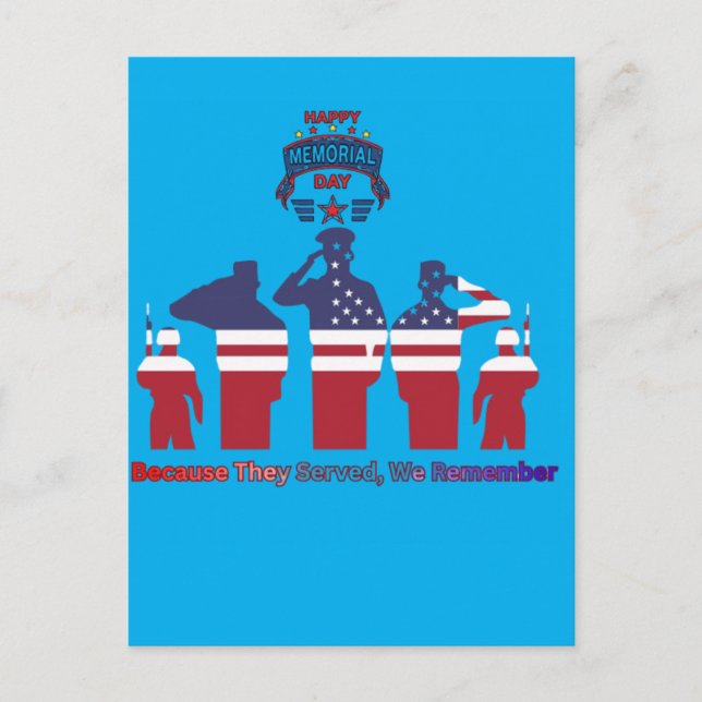 Cartão Postal Wings of remembrance azure (Frente)