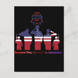 Cartão Postal Wings of remembrance black