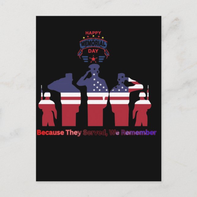 Cartão Postal Wings of remembrance black (Frente)