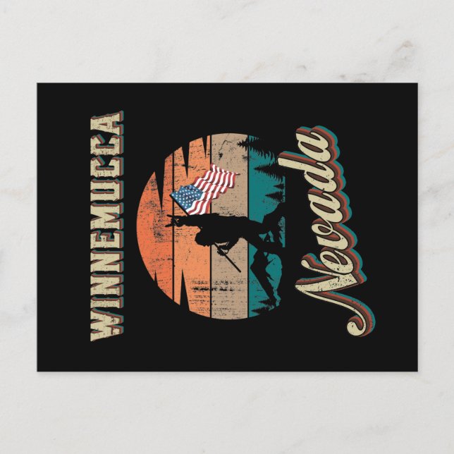 Cartão Postal Winnemucca Nevada (Frente)