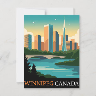Cartão Postal Winnipeg Canadá