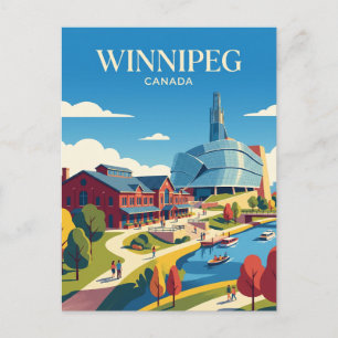 Cartão Postal Winnipeg Canadá