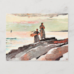 Cartão Postal Winslow Homer - Baía do Saco, arte fina,