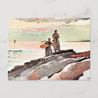 Cartão Postal Winslow Homer - Baía do Saco, arte fina,