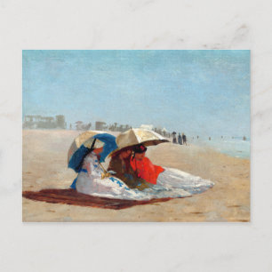 Cartão Postal Winslow Homer East Hampton Beach, Long Island