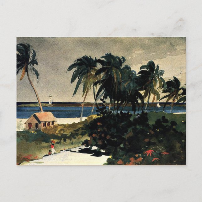 Cartão Postal Winslow Homer - Nassau (Frente)