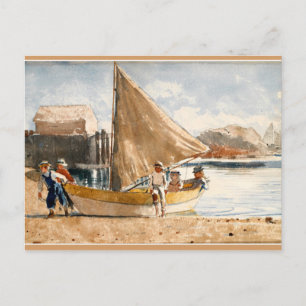 Cartão Postal Winslow Homer trabalho de arte, Summertime