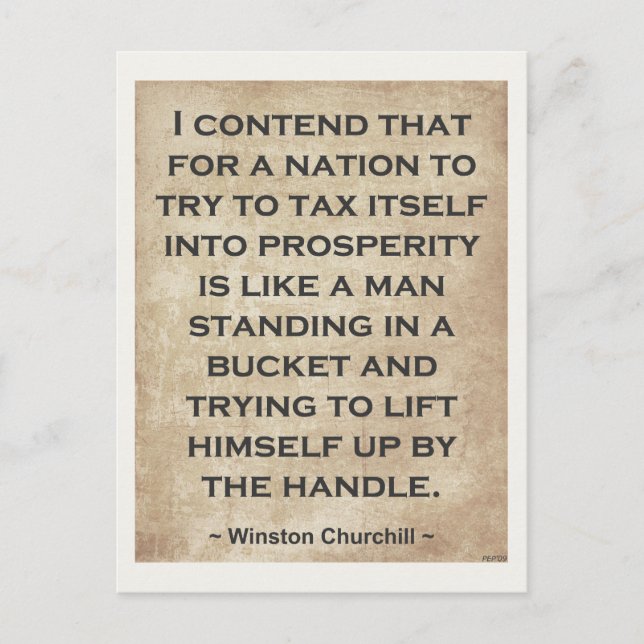 Cartão Postal Winston Churchill nº 1 (Frente)