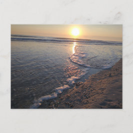 Cartão Postal Winter Beach Sunrise