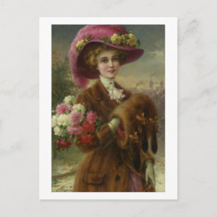 Cartão Postal Winter Beauty - Émile Vernon