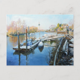 Cartão Postal Winter On Thames, Richmond