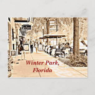 Cartão Postal Winter Park Florida - Postcard