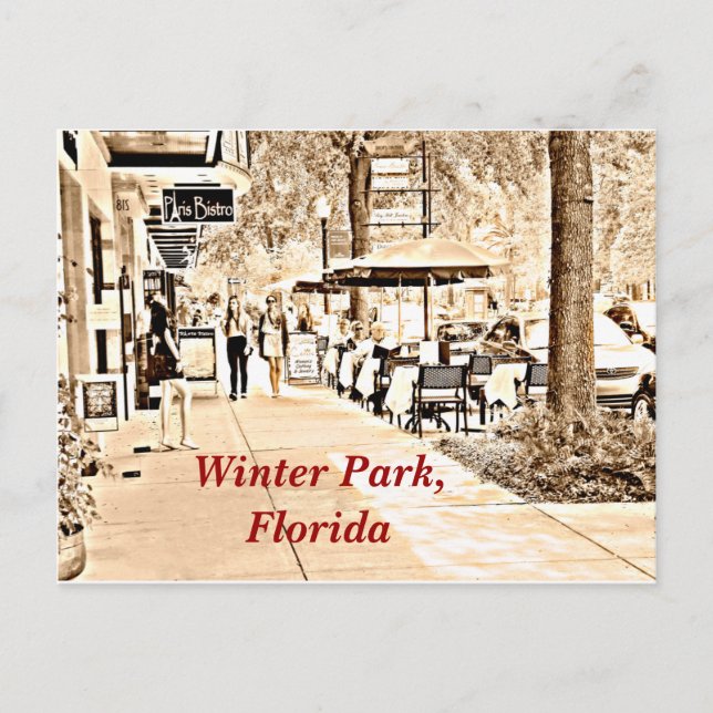 Cartão Postal Winter Park Florida - Postcard (Frente)