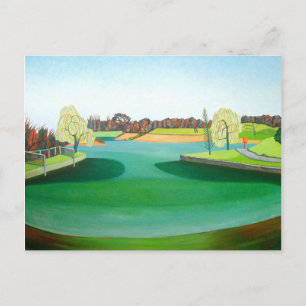 Cartão Postal Winter Pond