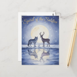 Cartão Postal Winter Solstice Postcard
