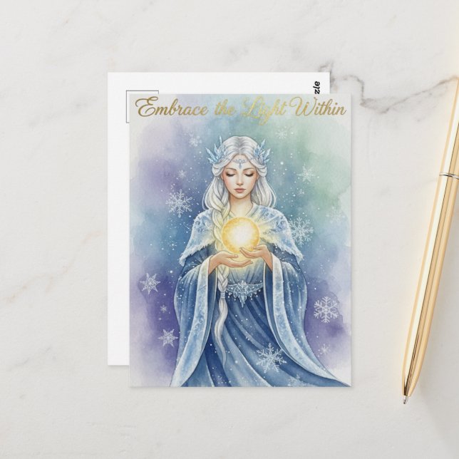 Cartão Postal Winter Solstice Postcard (Frente/Verso In Situ)