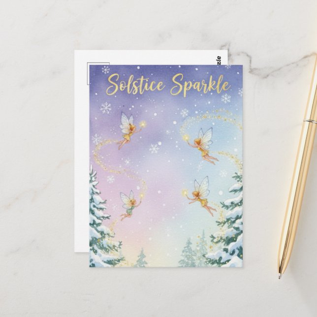 Cartão Postal Winter Solstice Postcard (Frente/Verso In Situ)
