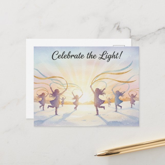 Cartão Postal Winter Solstice Postcard (Frente/Verso In Situ)