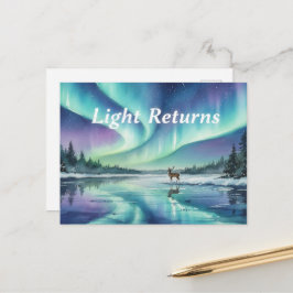 Cartão Postal Winter Solstice Postcard