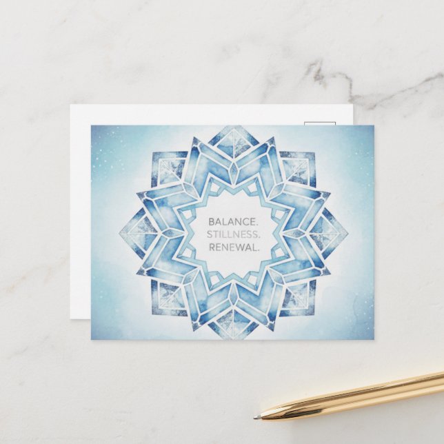 Cartão Postal Winter Solstice Postcard (Frente/Verso In Situ)