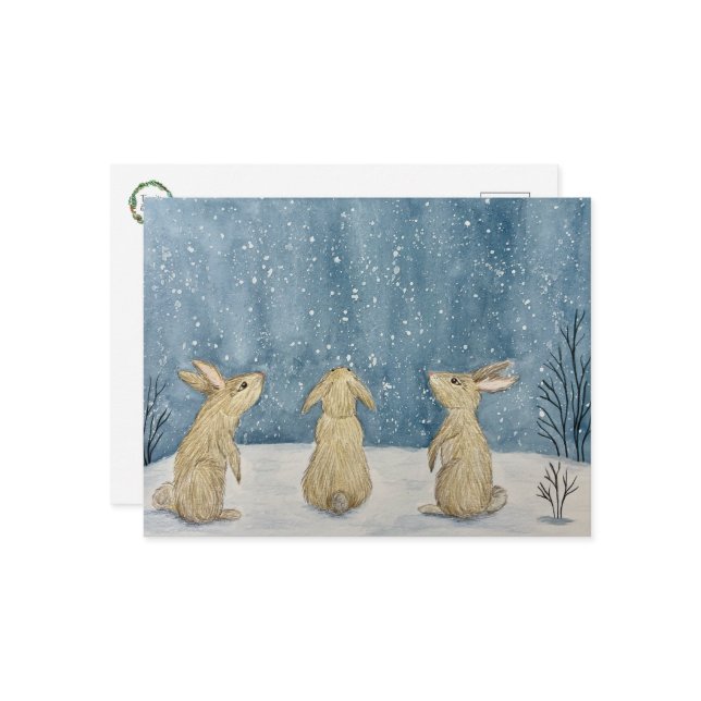 Cartão Postal Winter Storm Postcard (Frente/Verso In Situ)