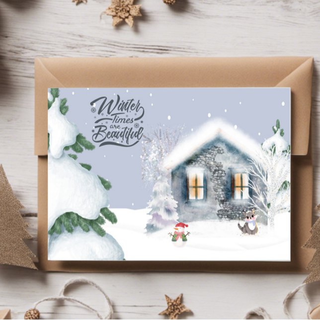 Cartão Postal Winter Times are Beautiful (Winter Times are Beautiful Postkarte)