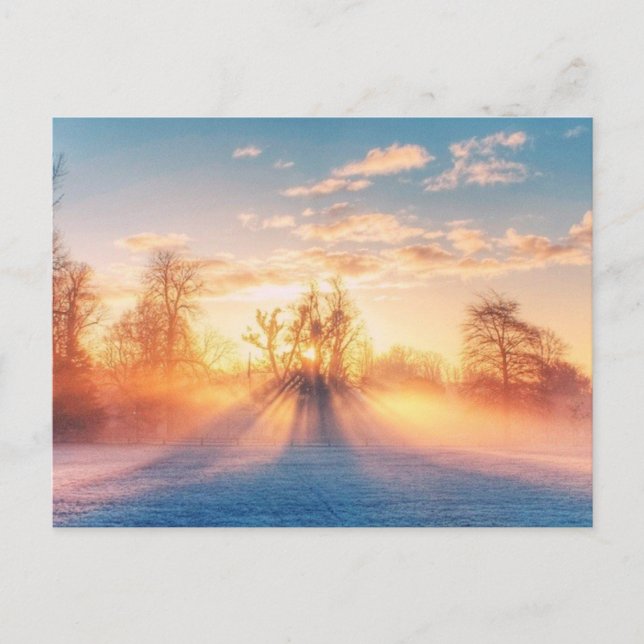 Cartão Postal Winterliche Postkarte (Frente)