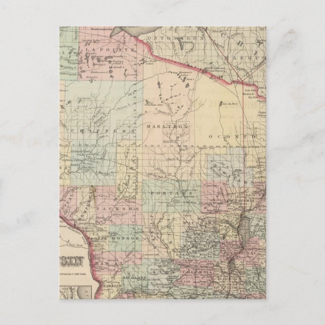 Cartão Postal Wisconsin (Frente)