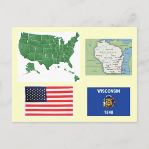 Cartão Postal Wisconsin, EUA