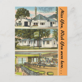 Cartão Postal Wisconsin, Gest's Garage, Inn & Cabins, Madison