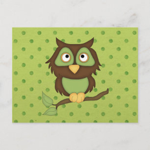 Cartão Postal Wise Owl