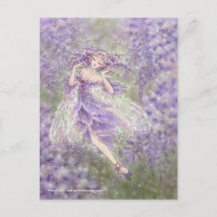 Cartão Postal Wisteria Postcard