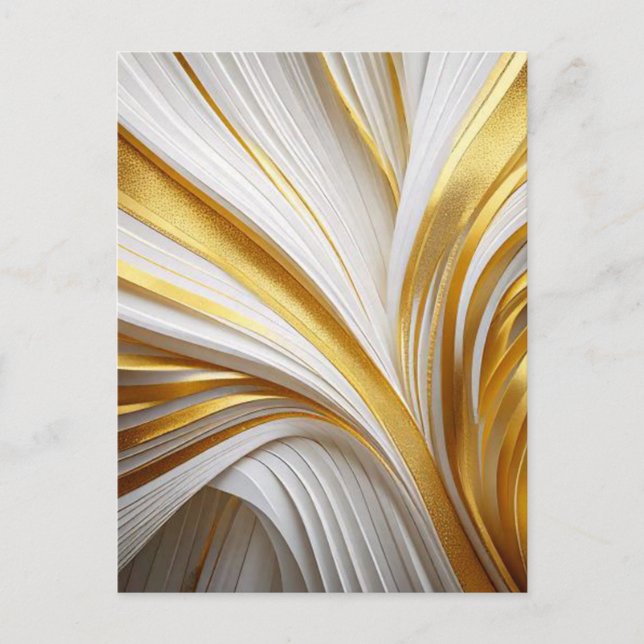 Cartão Postal Wit Goud Retro  (Frente)