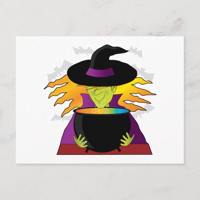 Cartão Postal Witch Hat Pod (Frente)