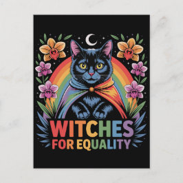 Cartão Postal Witches For Equality Feminist