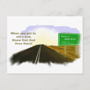 Cartão postal Wits End Road